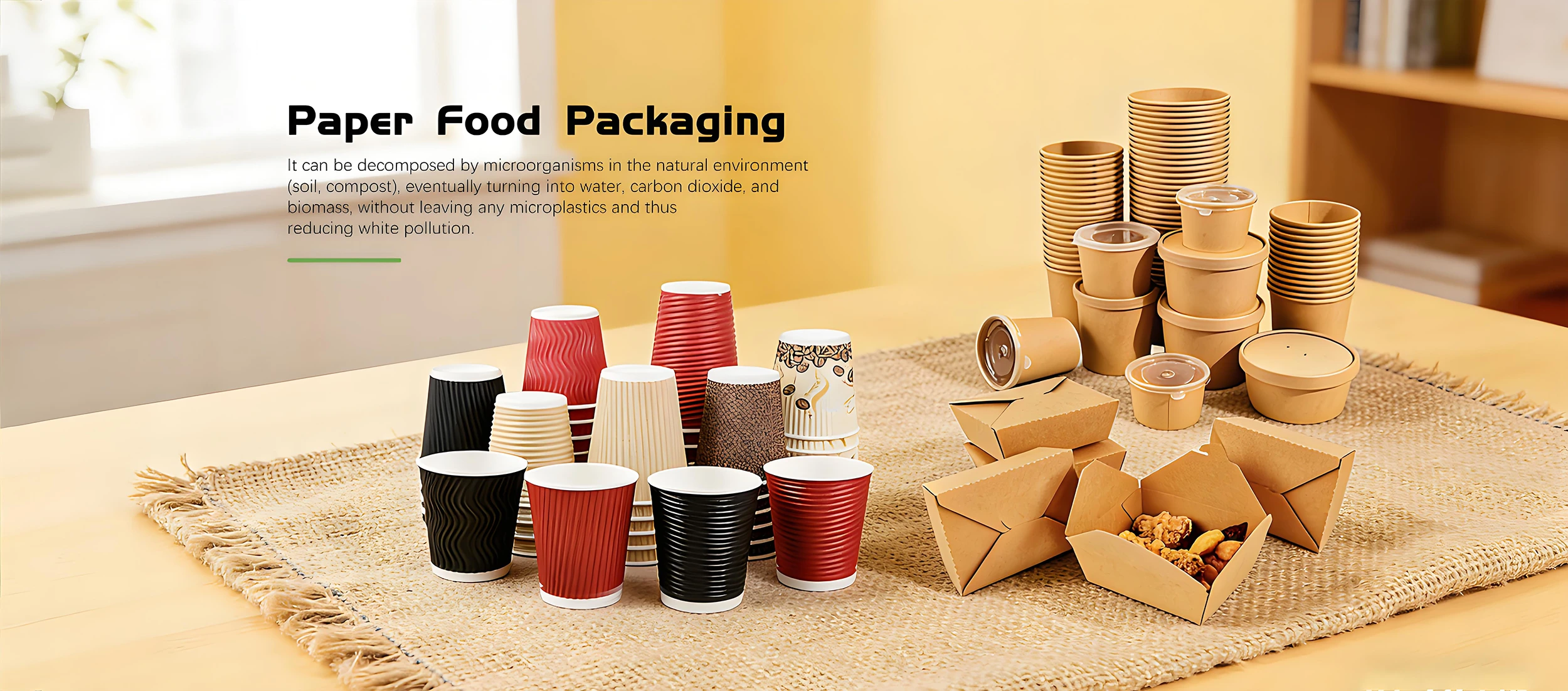 Fábrica de envasado de alimentos de papel de China