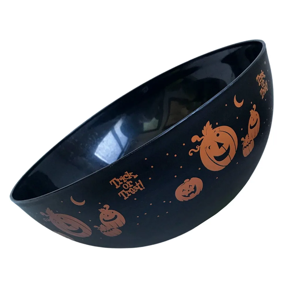 Large-capacity Festival Theme Printed Plastic Salad Bowl